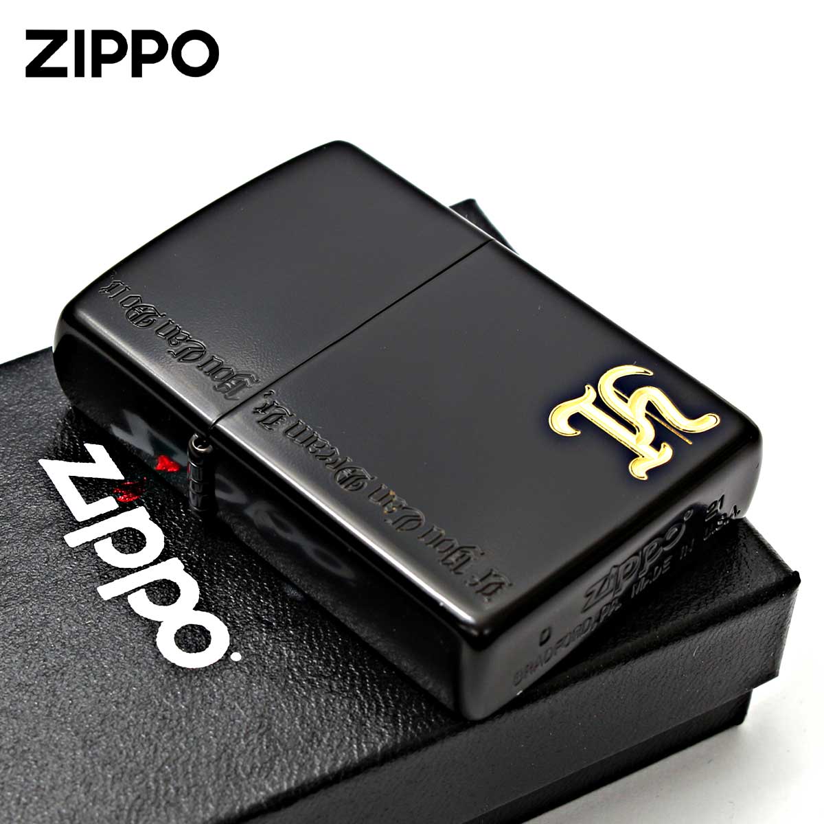 Zippo ジッポー イニシャル K ネームオブラブ ブラック Name of Love NLK-IB メール便可｜Zippo専門店フラミンゴ：本店