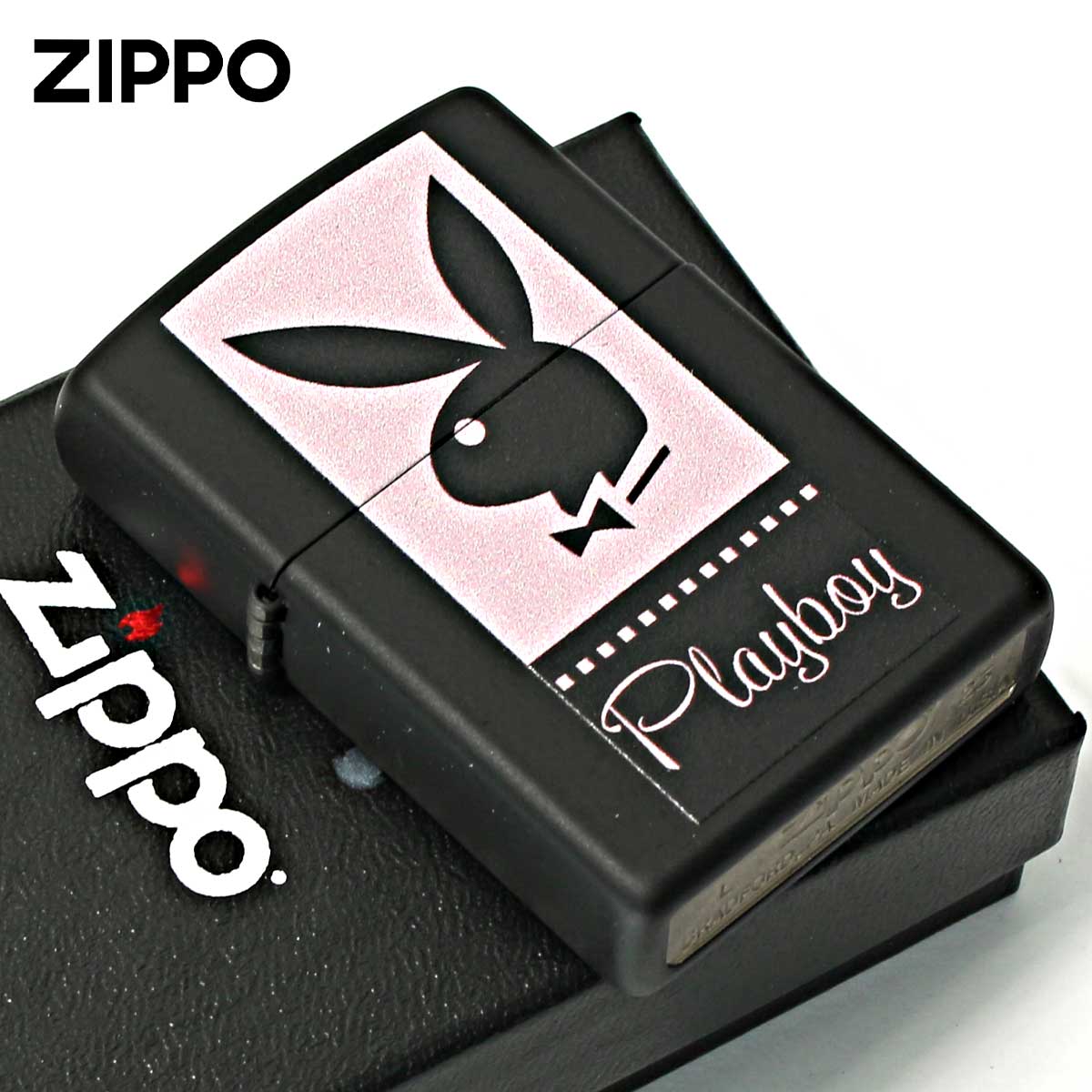 Zippo ジッポー プレイボーイ バニー うさぎ ピンク PLAYBOY pink bunny Z218-104663 メール便可