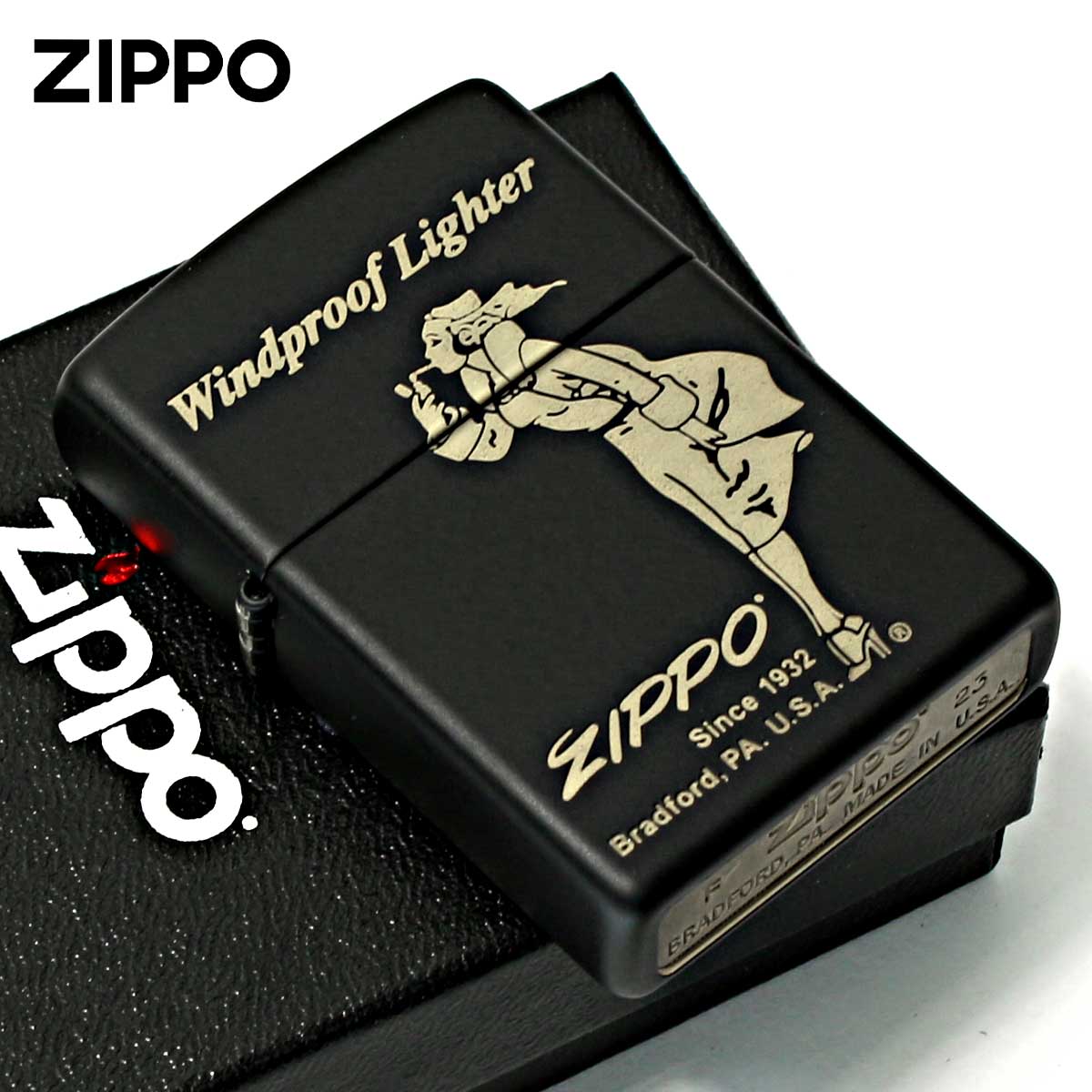 Zippo ジッポー ウィンディー ガール ZIPPO Windy Girl Z218-104616 メール便可｜Zippo専門店フラミンゴ：本店