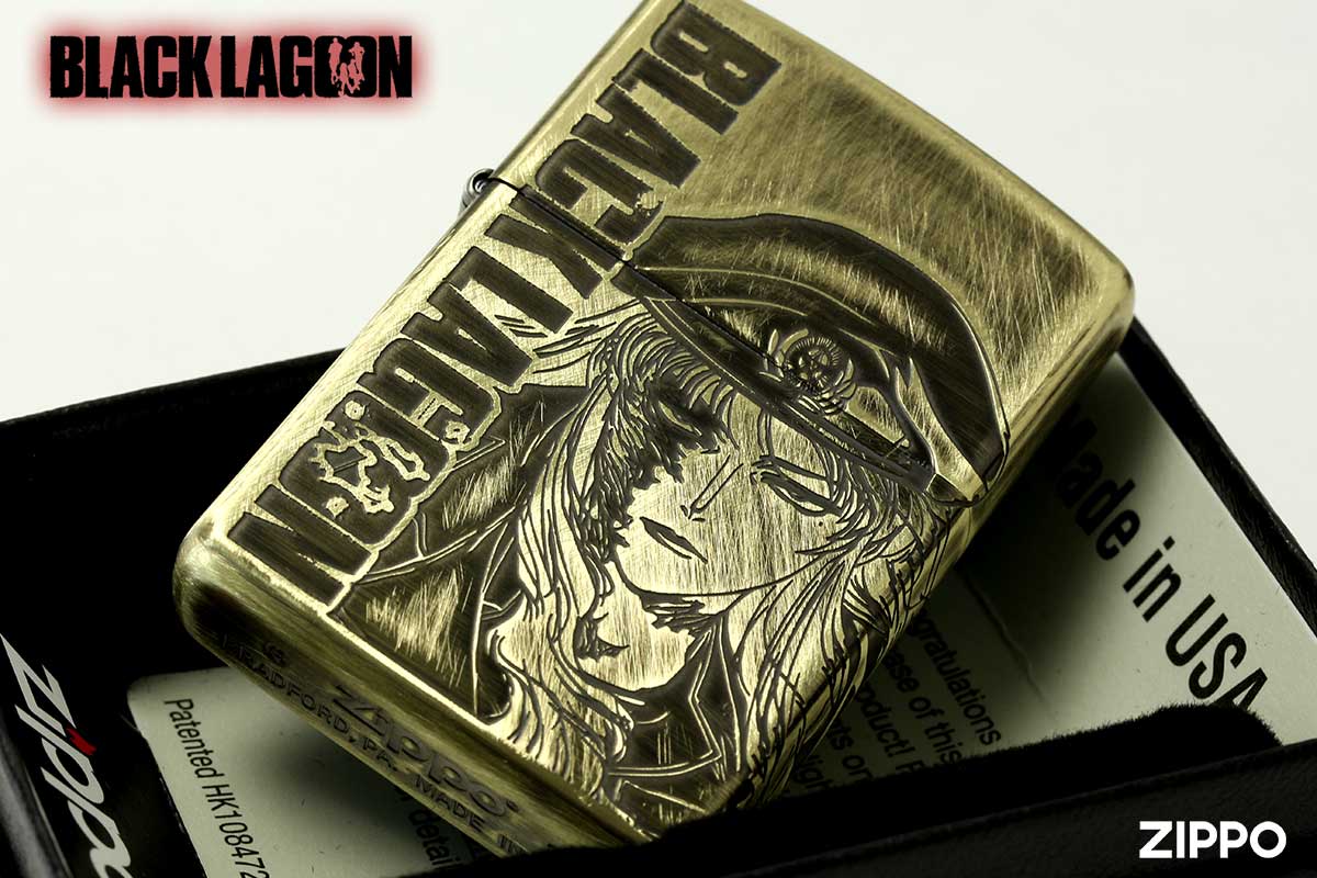 Zippo ジッポー ブラックラグーン キャラ アニメ 漫画 月刊サンデージェネックス BLACK LAGOON オフィシャルライセンス品 バラライカ 3面イラスト