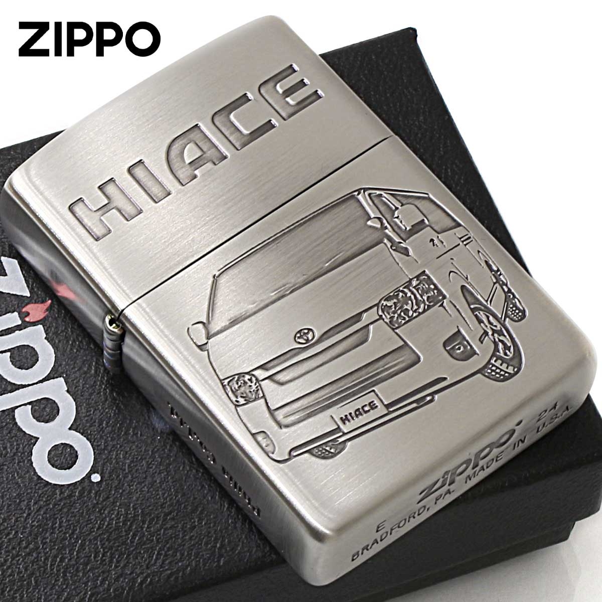 Zippo ジッポー ハイエース トヨタ 自動車 TOYOTA 公式 オフィシャルライセンス品 ハイエース