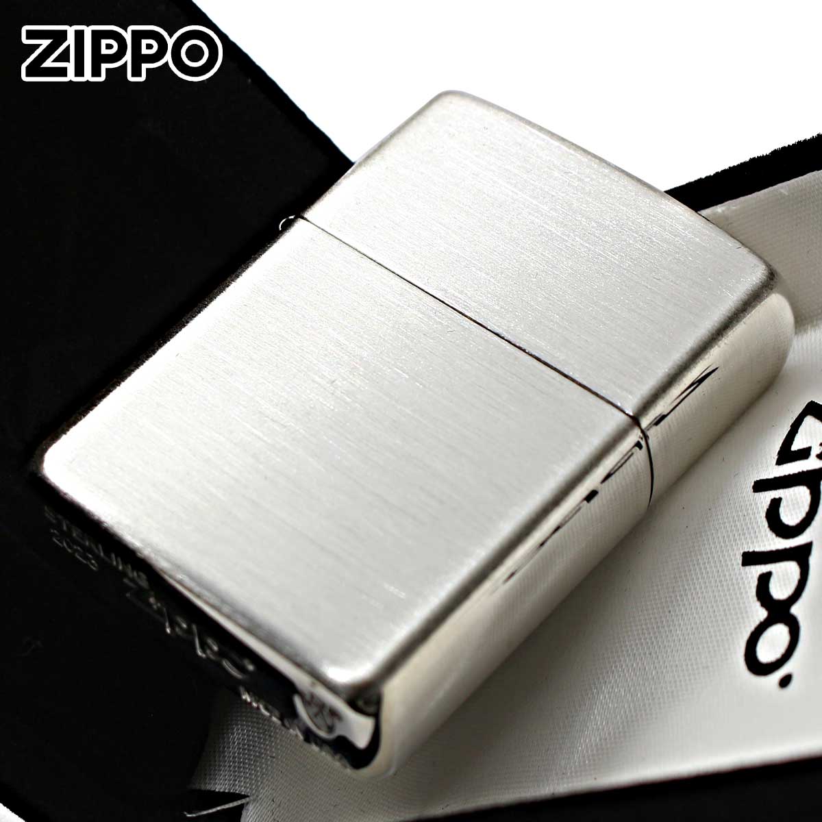 Zippo ジッポー アーマー 純銀 スターリングシルバー 925 ARMOR Sterling Silver サテーナ つや消し 無地 No.27｜ Zippo専門店フラミンゴ：本店