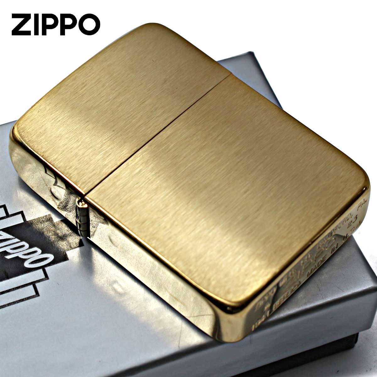 Zippo ジッポー Brushed Brass 1941レプリカ ブラッシュドブラス No.1941B メール便可｜Zippo専門店フラミンゴ：本店