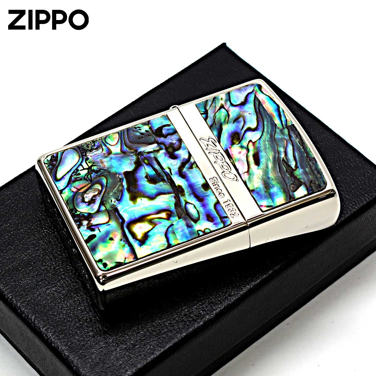 Zippo ジッポー シェル カラーライン 貝 両面加工 ゴールド SHELL LINE  GD