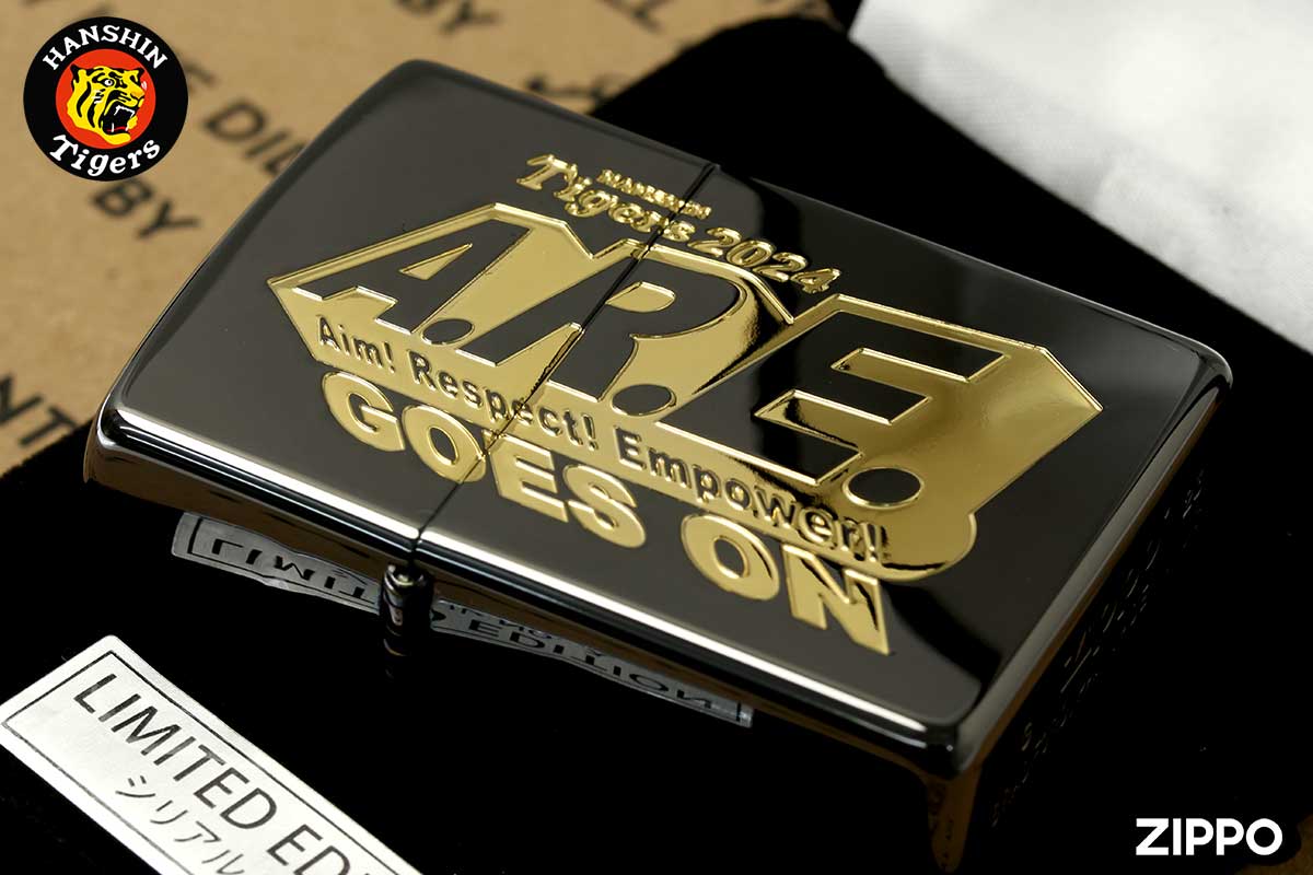 Zippo ジッポー 限定100個生産 HANSHIN Tigers 阪神タイガース 2024 HTZ-ARE GOES ON GD