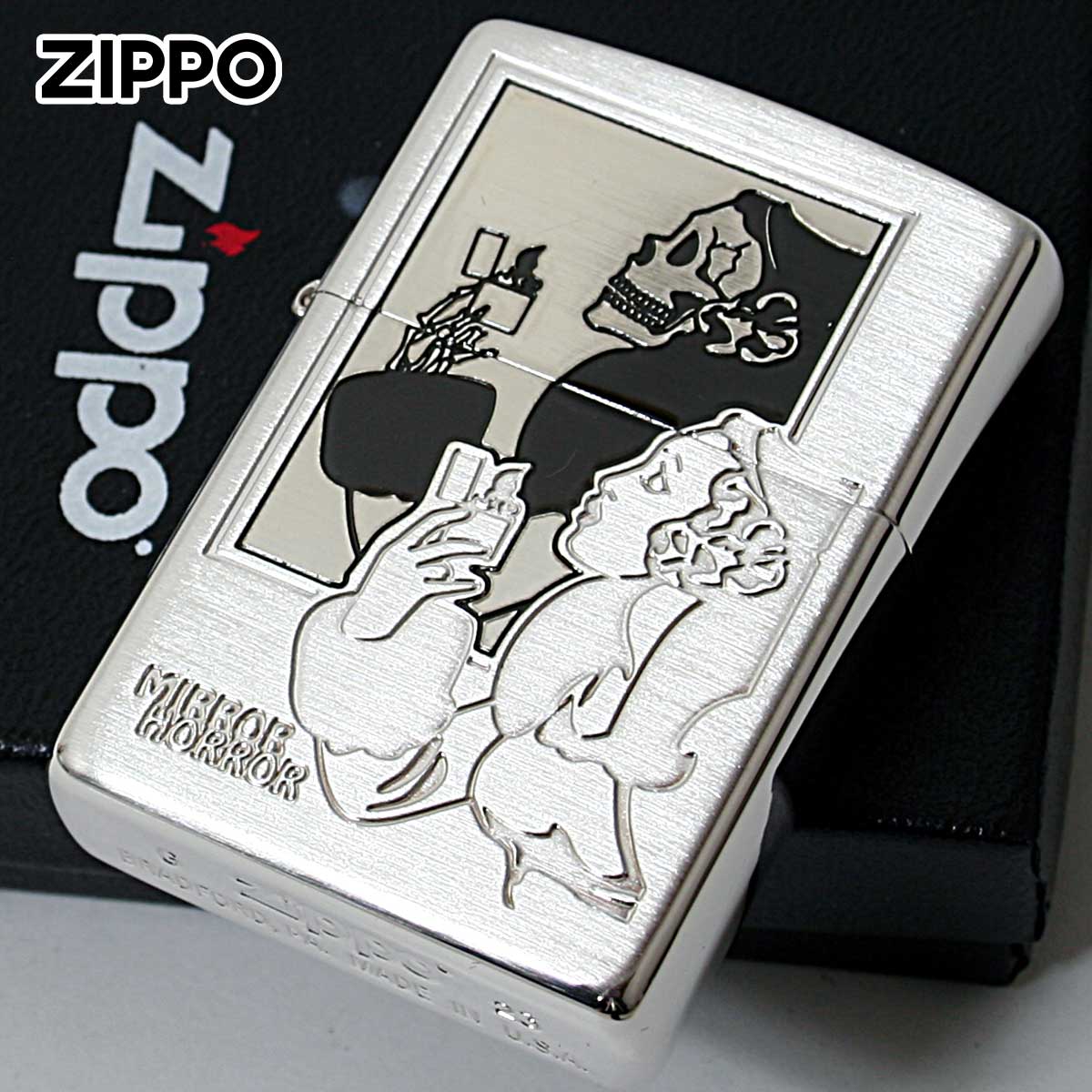 Zippo ジッポー ウインディ 鏡ミラー＆ホラー WINDY MIRROR HORROR 