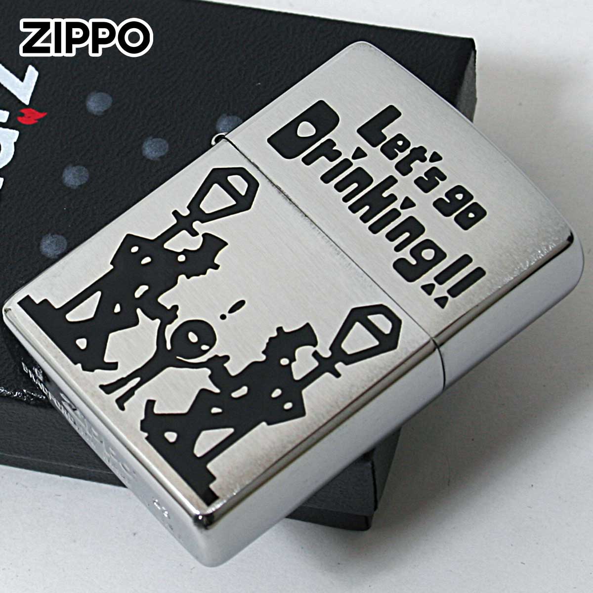 Zippo ジッポー コミカル MIX ドランク 未確認生命体 エイリアン＆ドランク メール便可