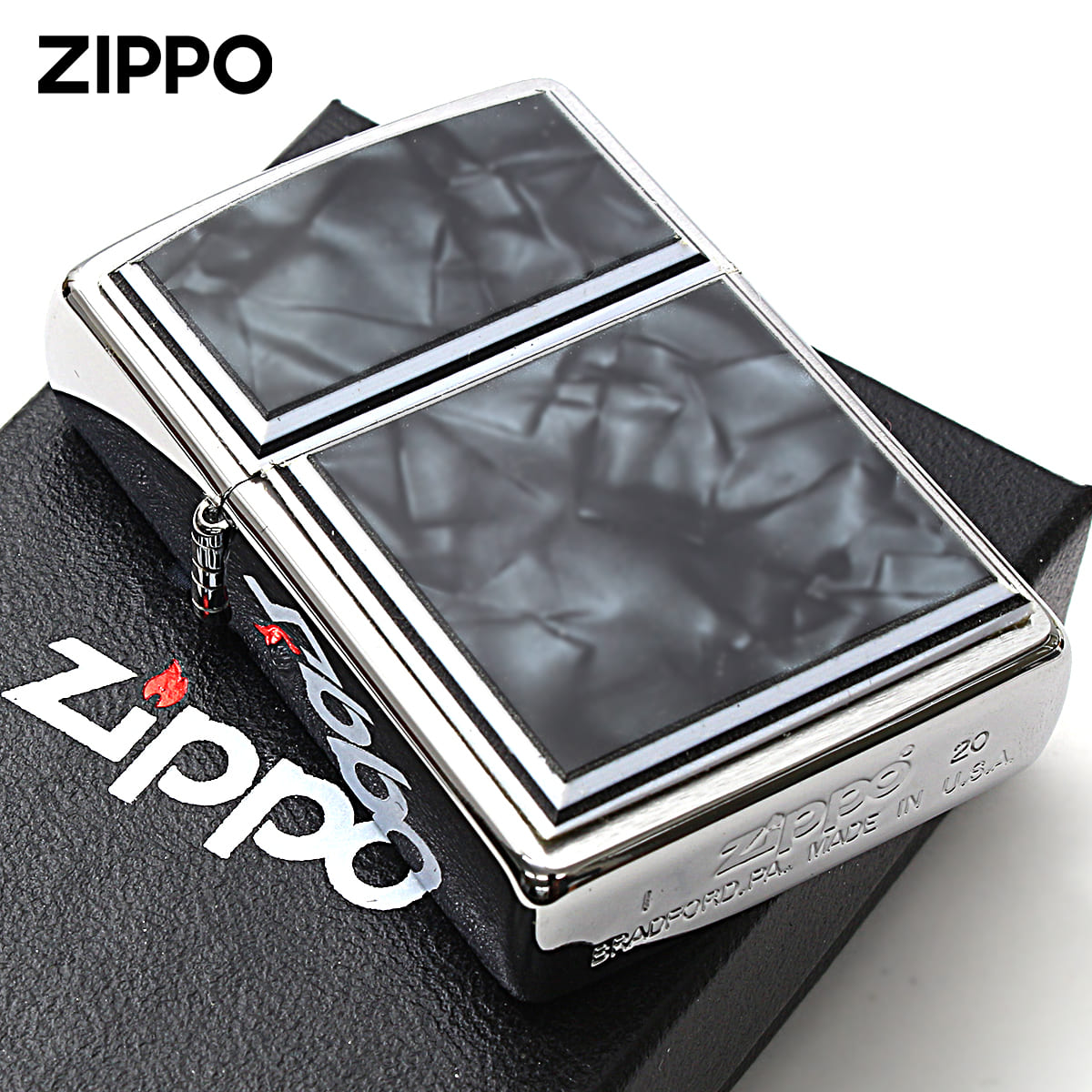 Zippo ジッポー ピックガード Pick guards プレート貼り BKM メール便可