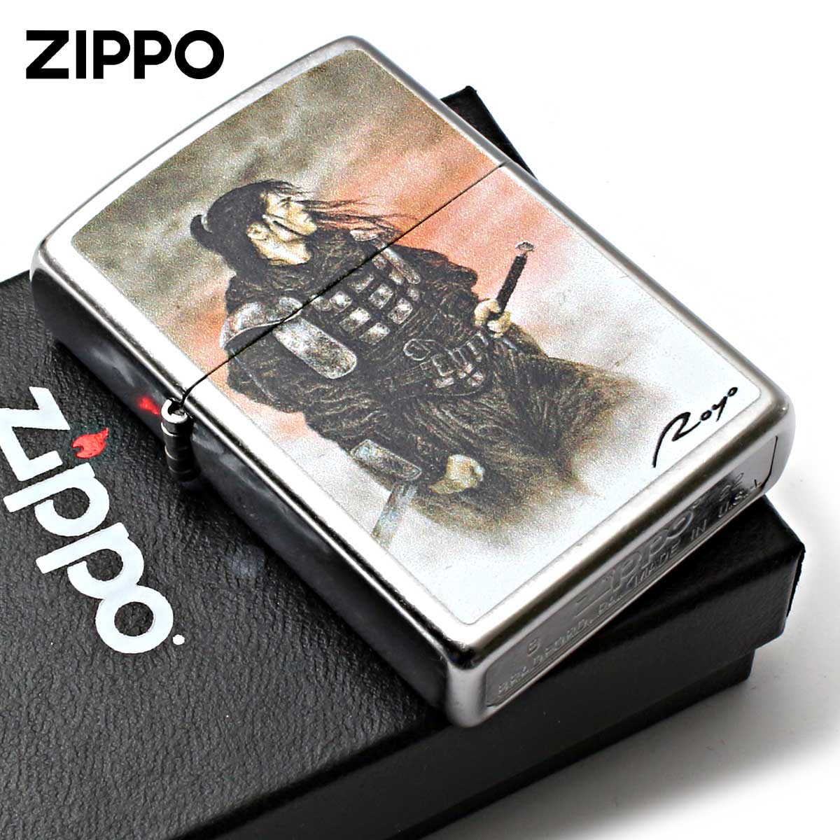 Zippo ジッポー ルイス・ロヨ Luis Royo SAMURAI ストリートクローム 49767 メール便可