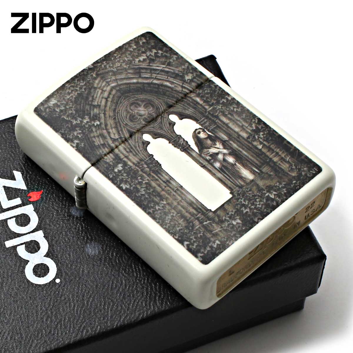 Zippo ジッポー ヴィクトリア・フランセ Victoria Frances Glow-in-the-Dark 蓄光 塗装 49836 メール便可