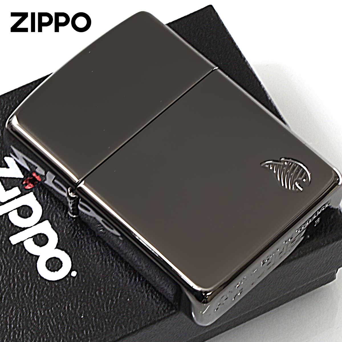 Zippo ジッポー アーマー 炎 アイコンフレーム ARMOR Flame ブラック 46402