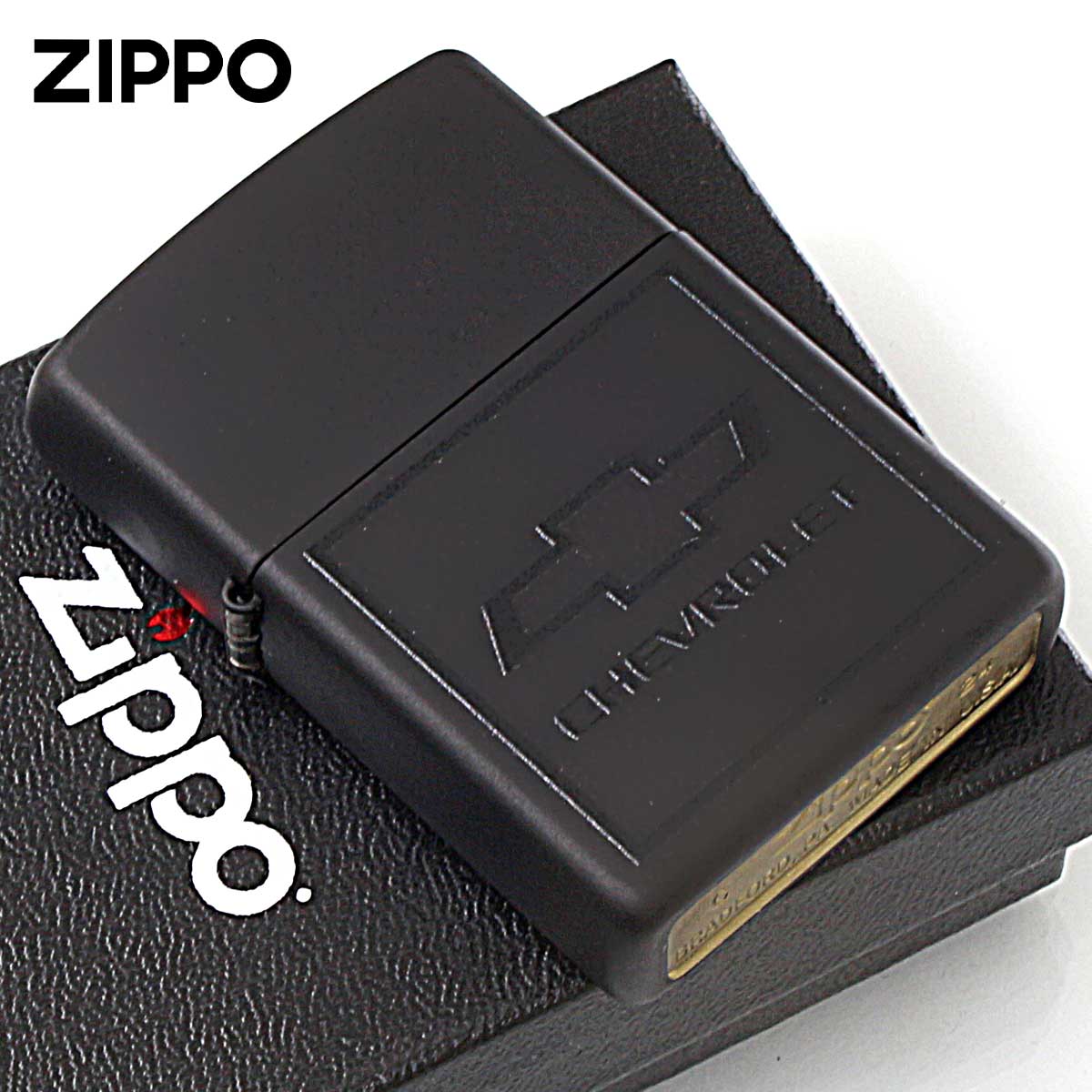 Zippo ジッポー シボレー コルベット ゼネラルモーターズ アメリカ 自動車 Chevrolet Corvette 公式ライセンス品 46228 メール便可