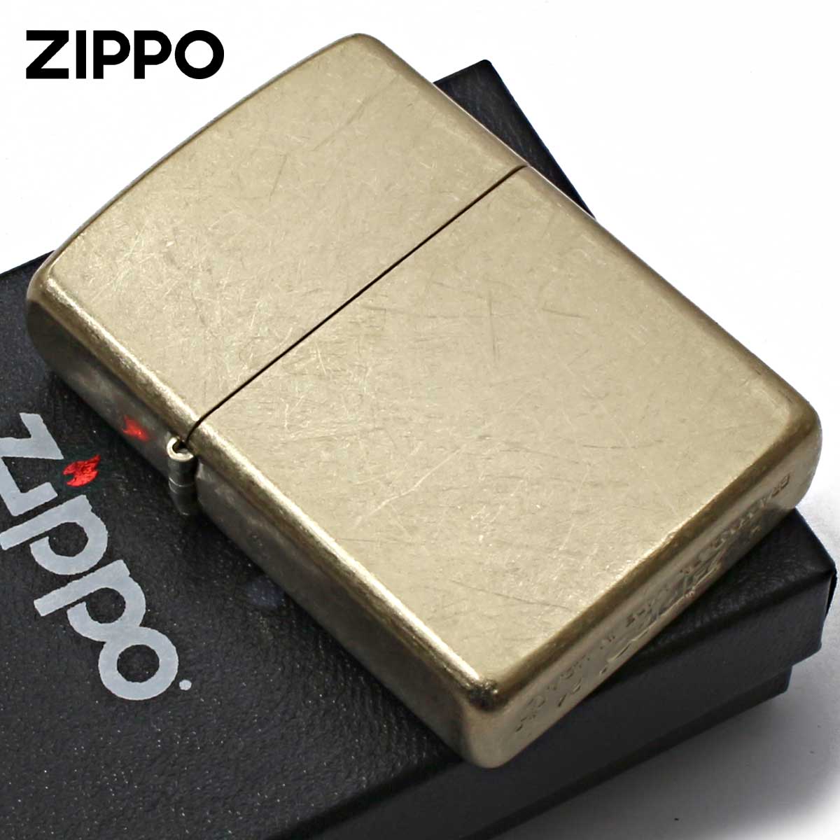 Zippo ジッポー アーマー タンブル ブラス ARMOR Tumbled Brass 真鍮 28496 メール便可｜Zippo専門店フラミンゴ：本店